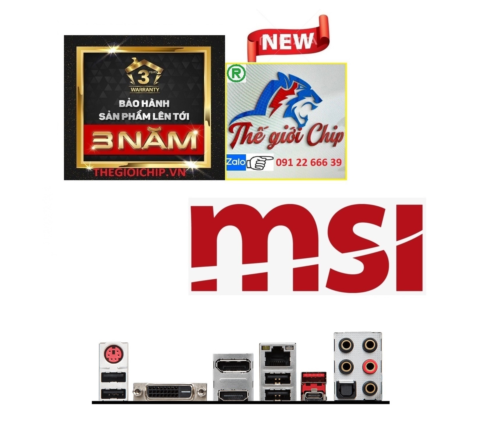 Bo Mạch Chủ MSI B360M MORTAR - HÀNG CHÍNH HÃNG