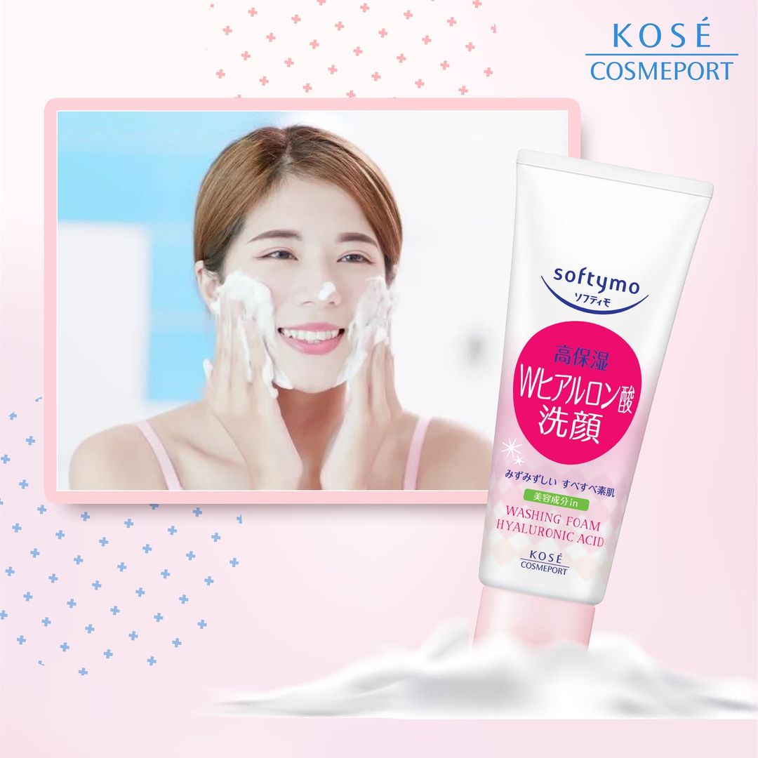 Sữa Rửa Mặt Tẩy Trang Kosé Softymo Cleansing Foam Dưỡng Ẩm Ngăn Ngừa Lão Hóa Da (190g)