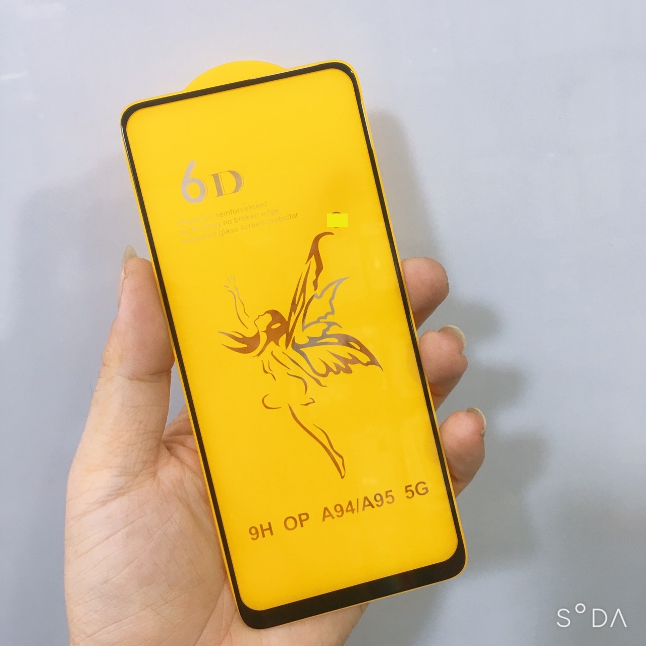 Kính cường lực full màn hình 6D thiên thần cao cấp dàn cho Oppo Reno 7/ 7z/ A94 / A95 5g