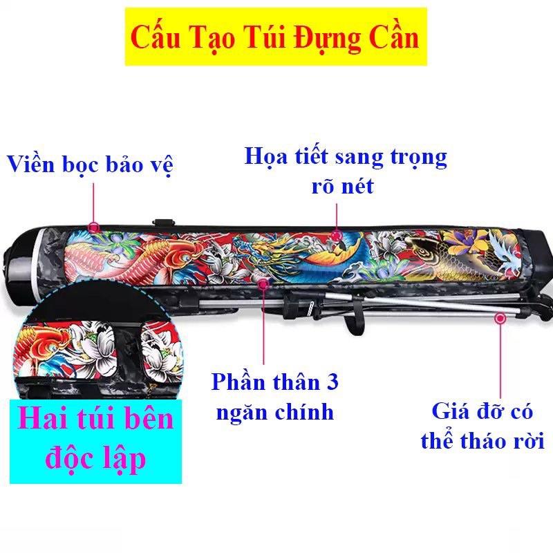 Bao cần cá chép hoá rồng 125cm
