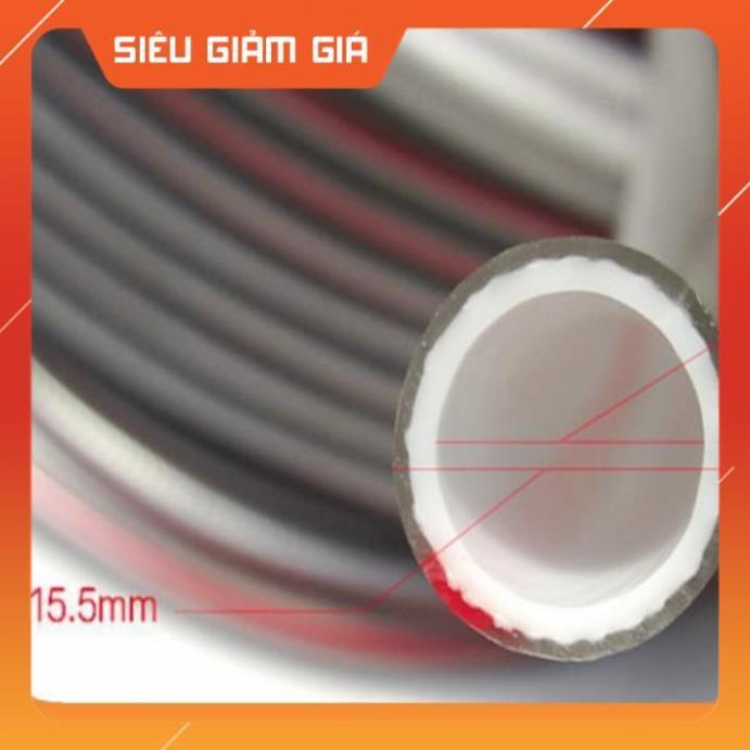 Bộ dây vòi xịt nước rửa xe, tưới cây . tăng áp 3 lần, loại 20m 206587 cút sập,nối vàng + tặng mở chai