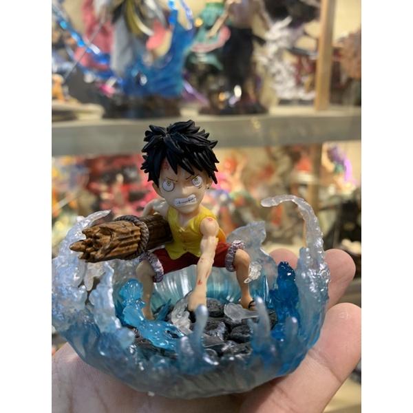 Mô Hình Figure chibi One Piece sự kiện vĩ đại Luffy giải cứu Ace có Led