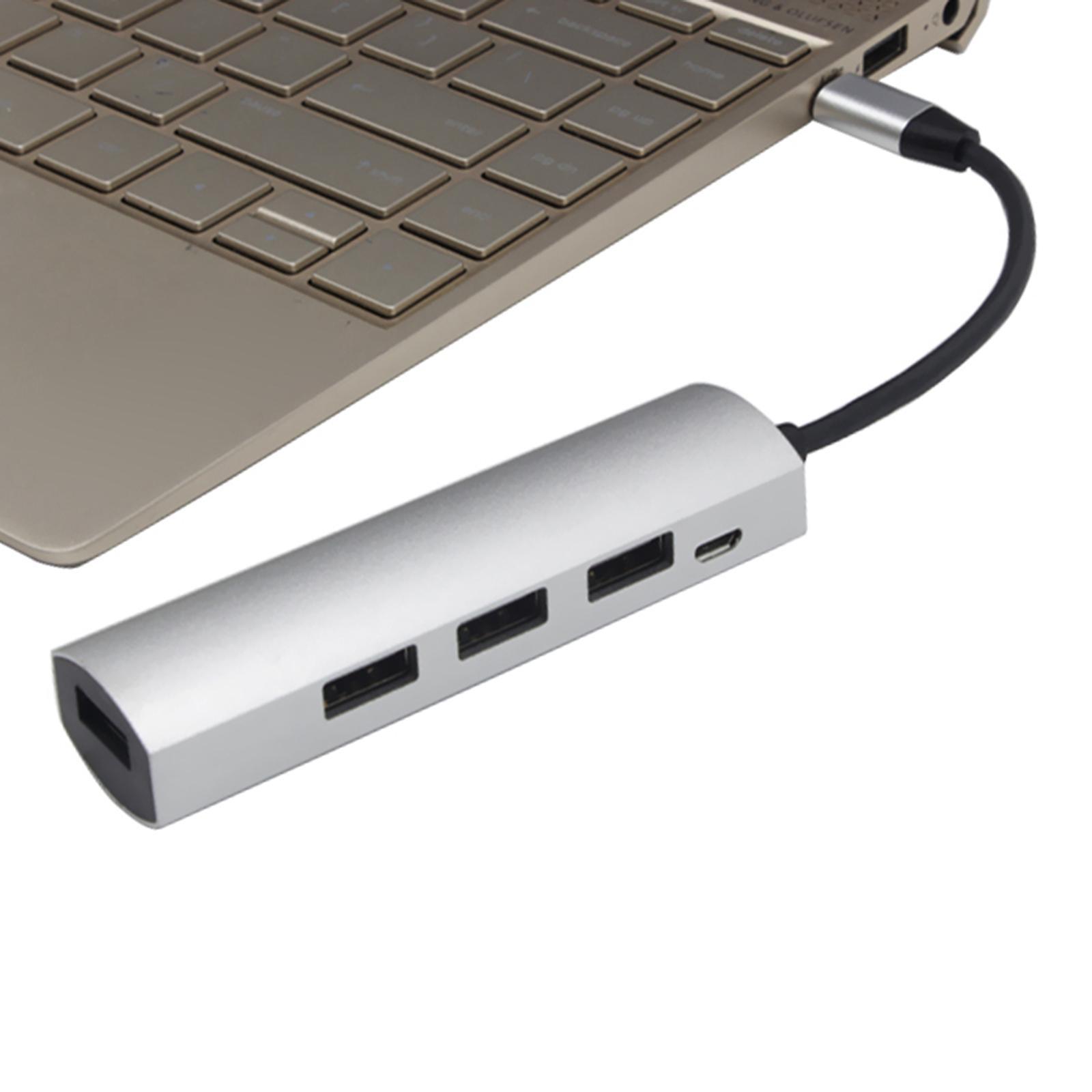 USB Type-C Hub Connectors USB 3.0 2.0 Adapter Cable for MacBook Black