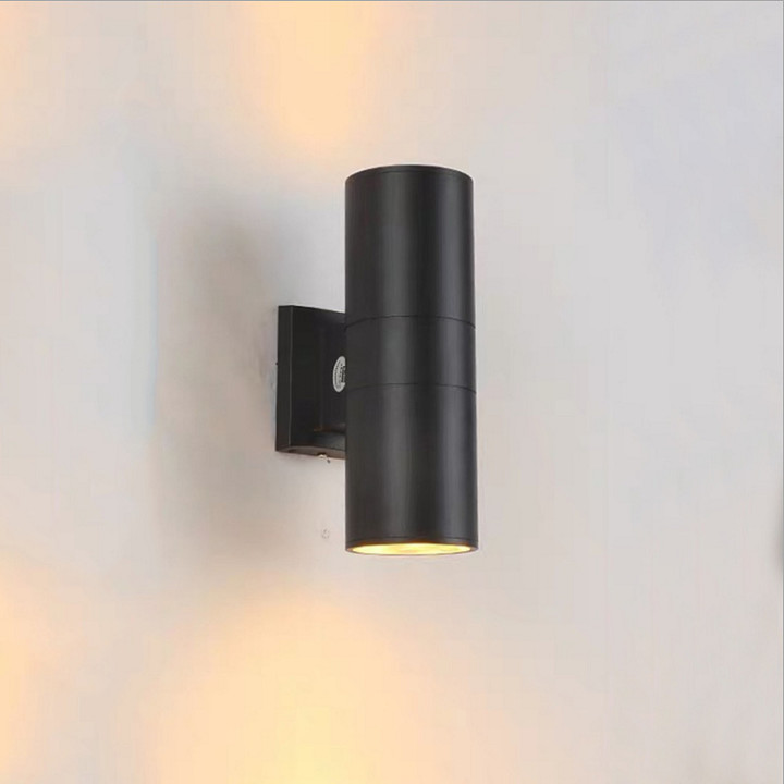 Đèn tường rọi 2 đầu dùng trong nhà hoặc ngoài trời cỡ to Ø 90x260mm