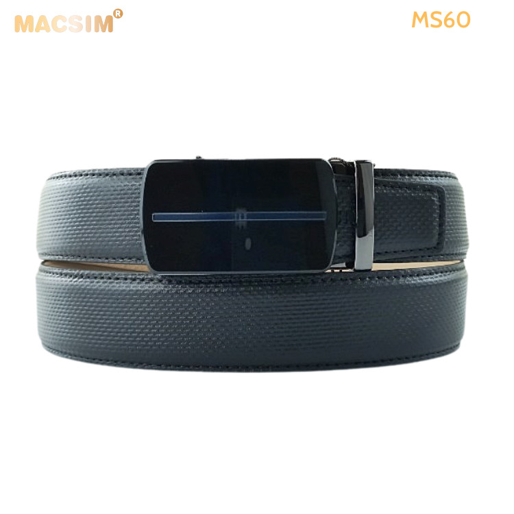 Thắt lưng nam da thật cao cấp nhãn hiệu Macsim MS60