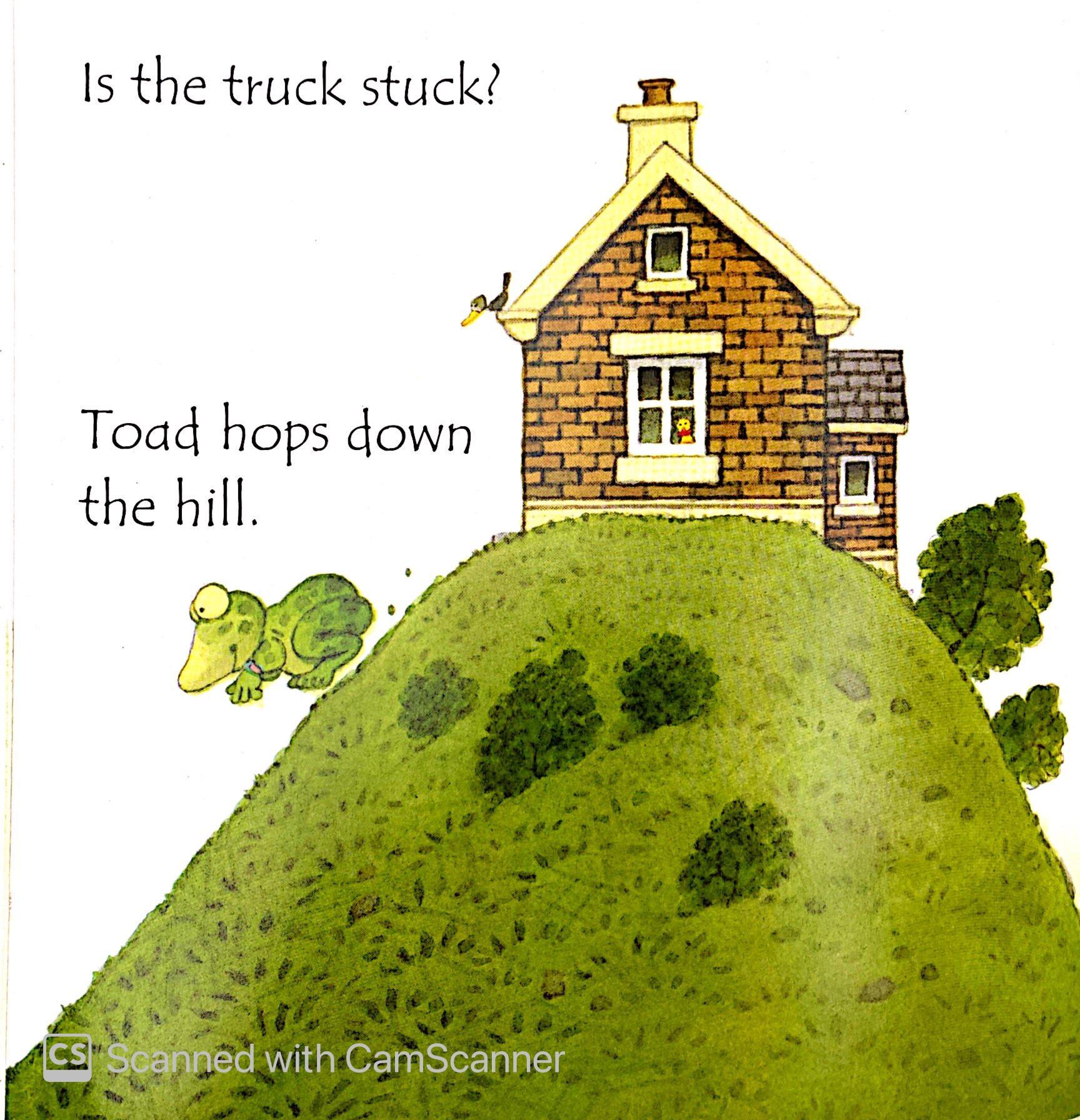 Usborne Toad makes a road