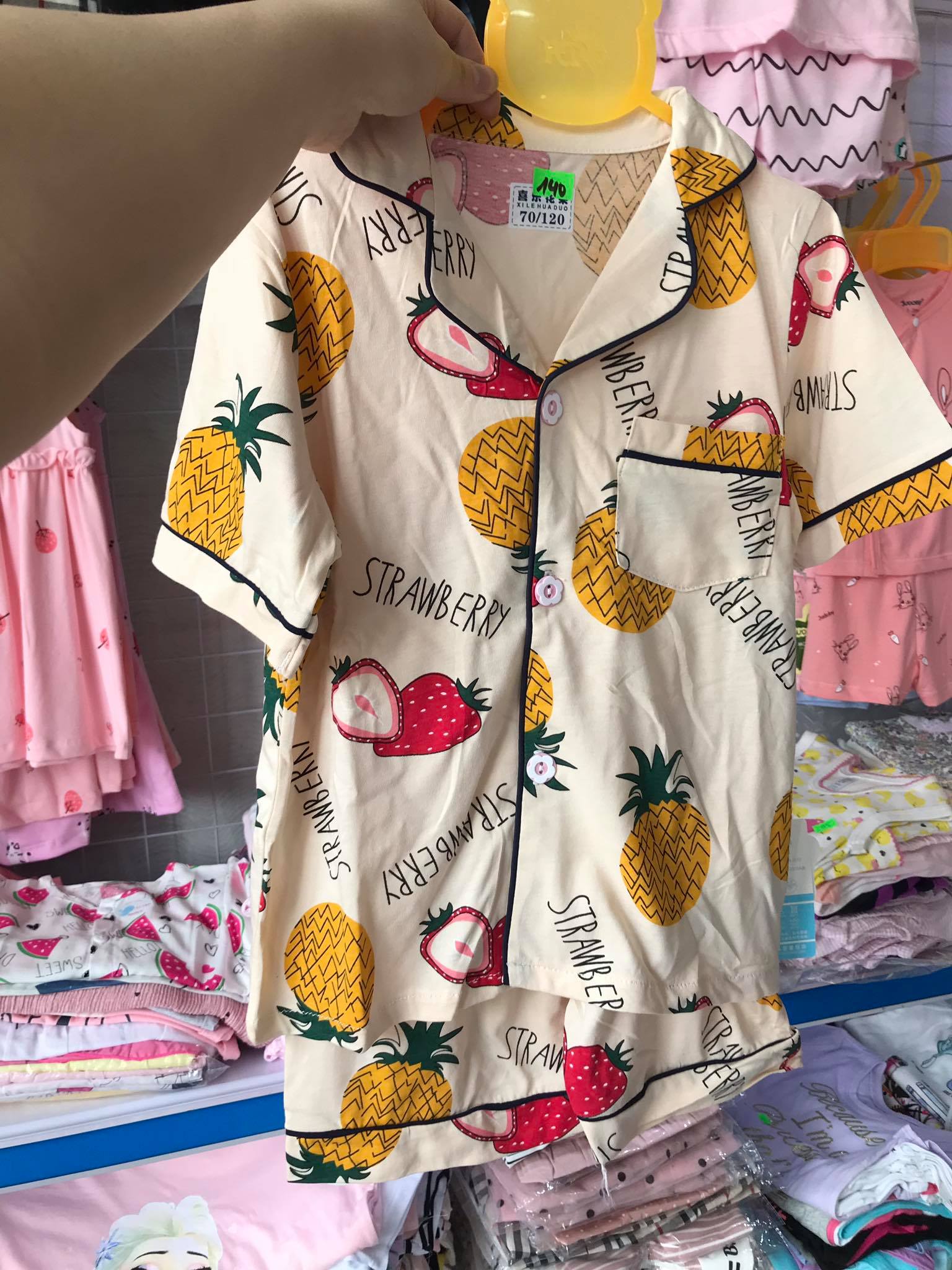 Bộ pijama cho bé gái từ 15 đến 30kg