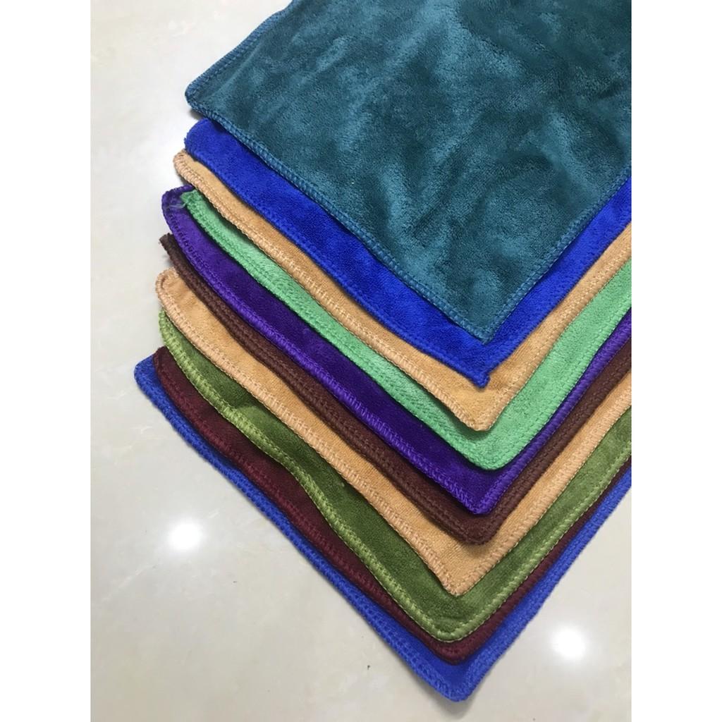 Combo 10 và 5 khăn, sử dụng đa năng , lau xe ,lau tay , bếp và làm nail , cotton siêu thấm . khổ 25x50 và 30x30 có móc