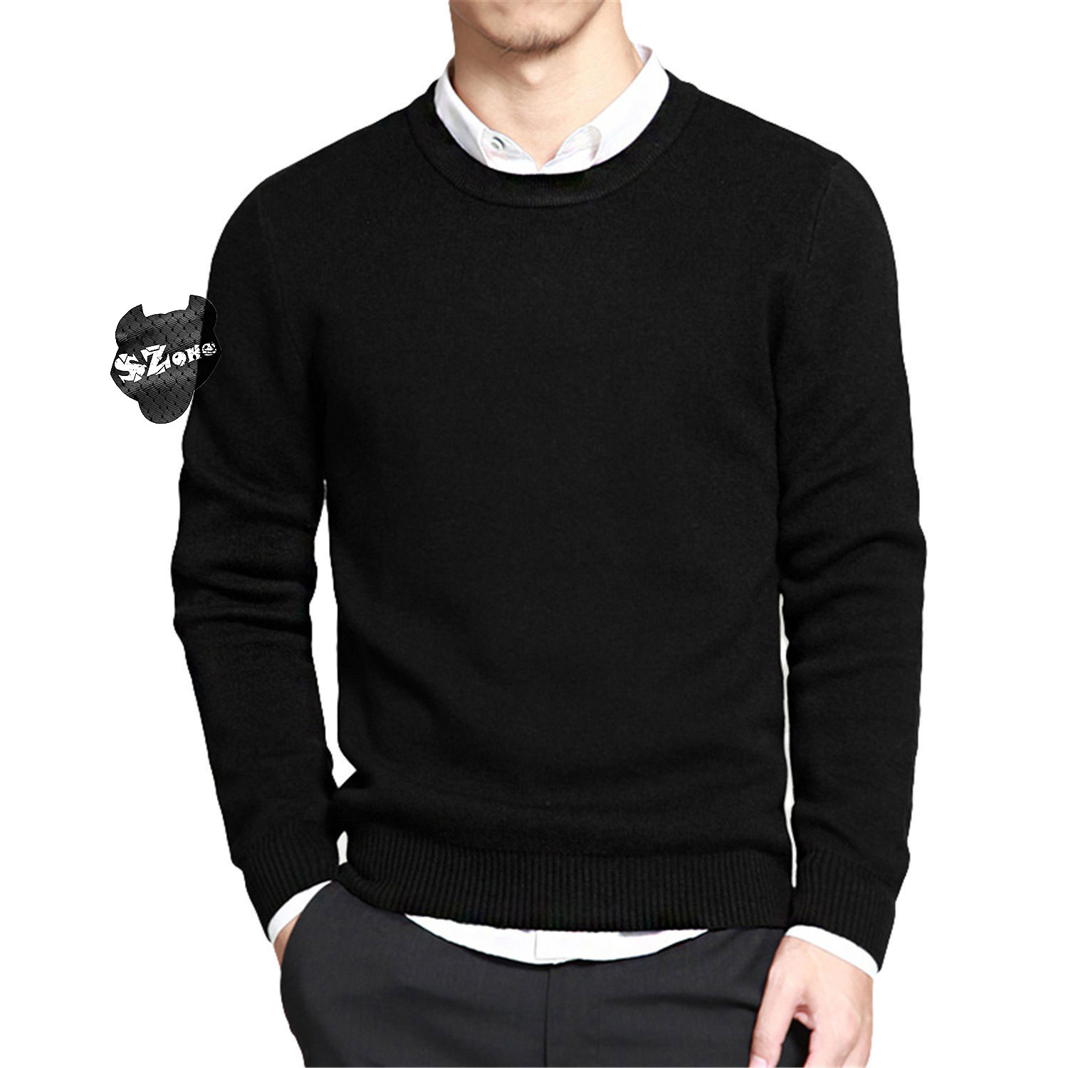 Áo len nam cổ tròn, phong cách và ấm áp cho mùa đông
