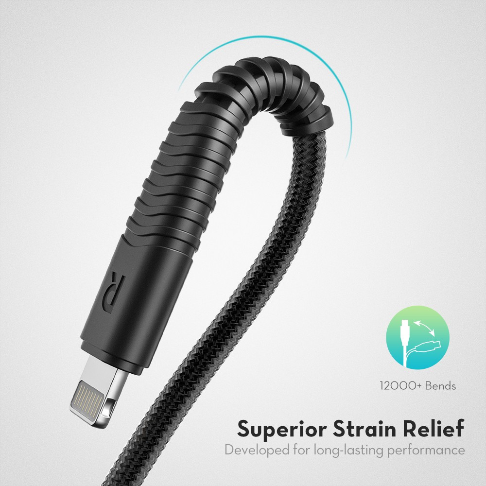 RAVPower RP-CB1005 Type-C To L i g h t n i n g 2M HÀNG CHÍNH HÃNG