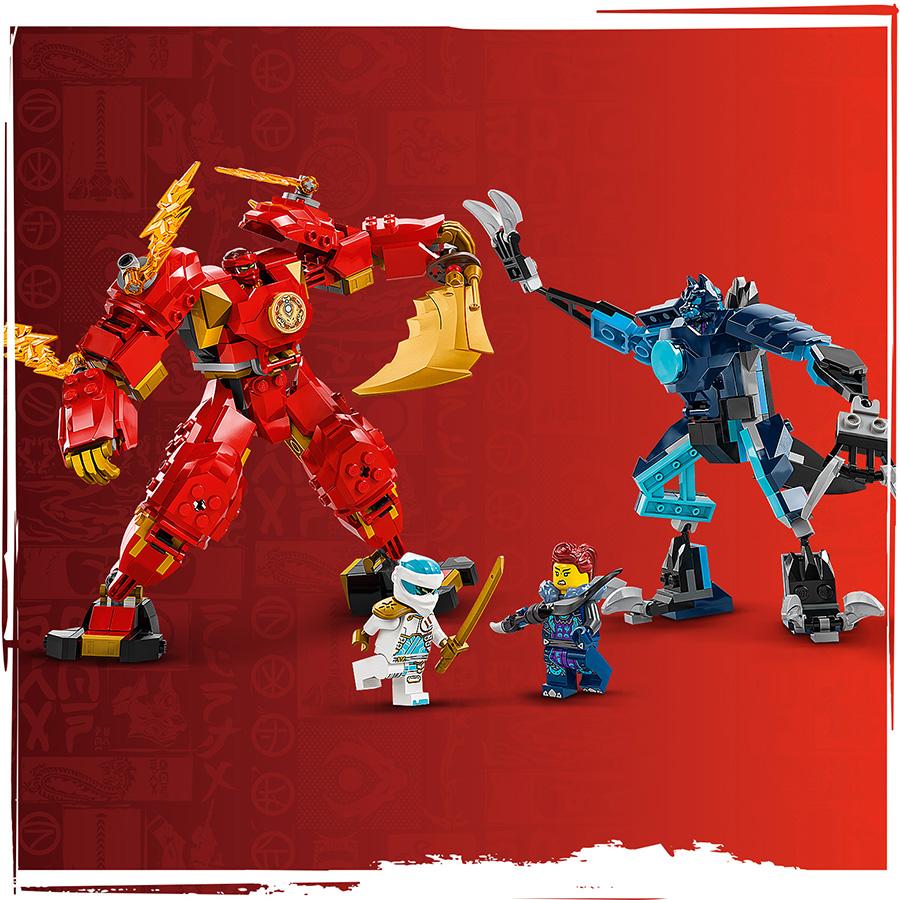 Đồ Chơi Lắp Ráp Chiến Giáp Lửa Dành Cho Kai LEGO NINJAGO 71808 (322 chi tiết)