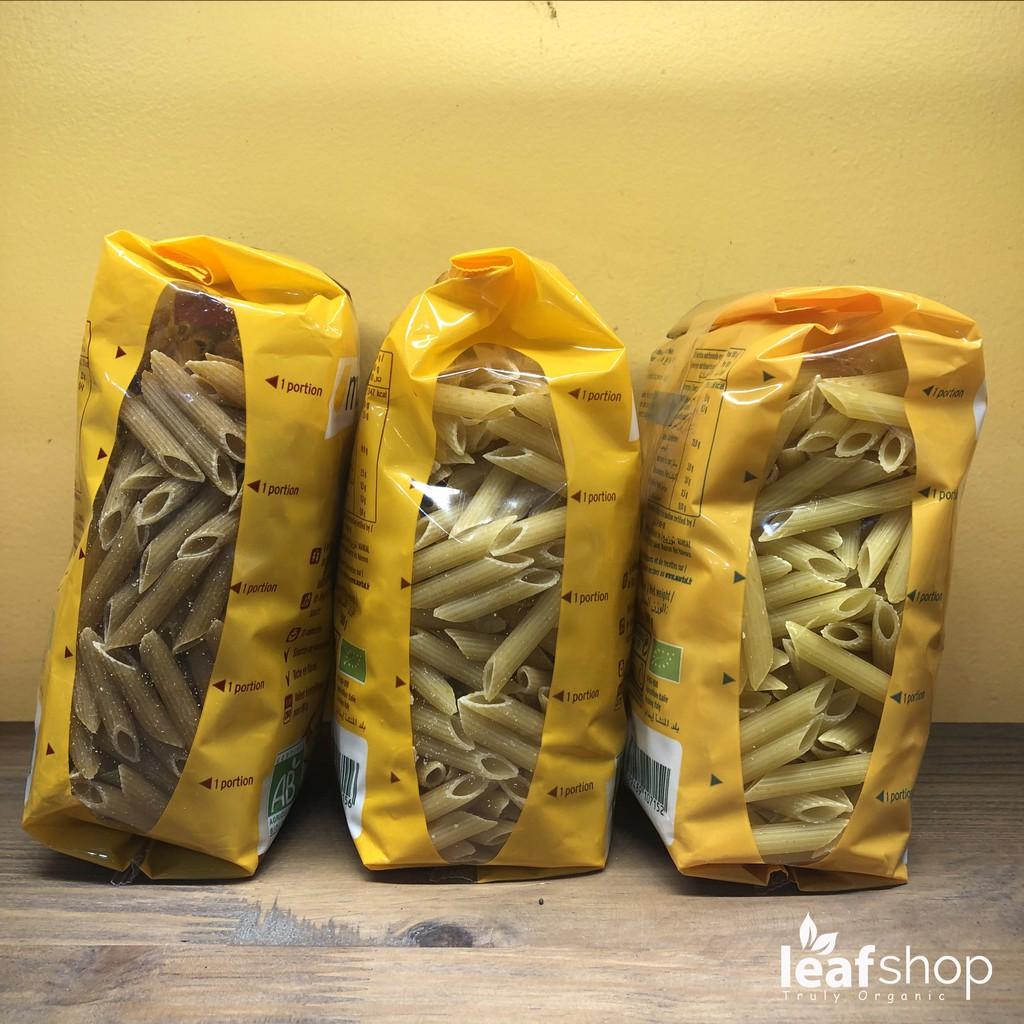 Mì ống penne lứt, bán lứt, nui trắng hữu cơ Markal 500g