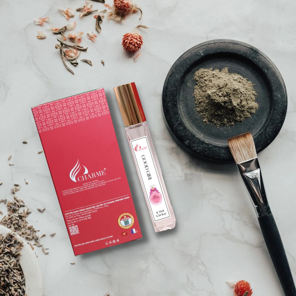 Nước hoa nữ cao cấp Charme Good Girl 10ml chai Test mini đem đến cảm giác ly kỳ, huyền bí khiến mọi người khám phá