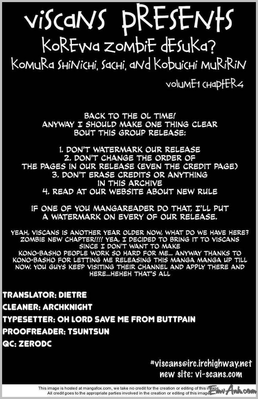 kore wa zombie desu ka chapter 4 32