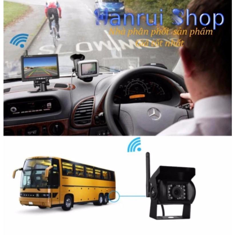 Camera màn hình lùi kết nối không dây HD 7 inch có hồng ngoại quay ban đêm