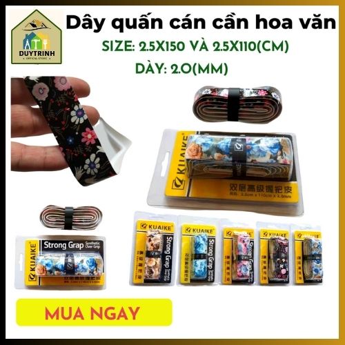 Dây quấn cán cần câu cá , dây quấn cán vợt , dây hoa văn quấn cán vợt cầu lông