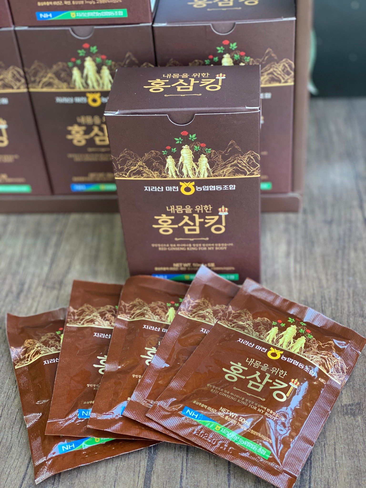 Nước Hồng Sâm Hàn Quốc - Red Ginseng King For My Body Hộp 30 gói x 50ml