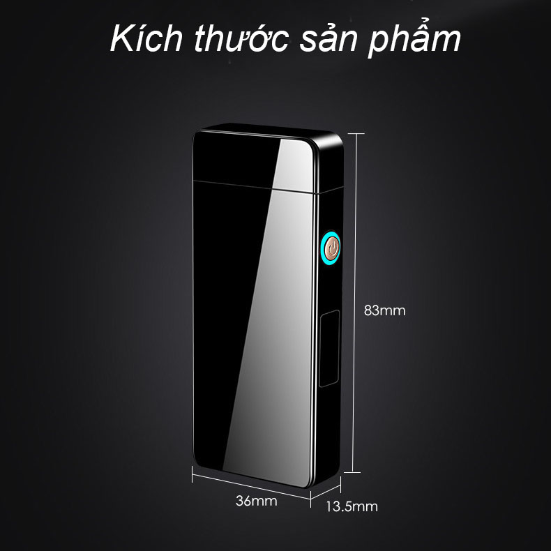 Bật lửa điện plasma độc lạ sạc pin tiện lợi