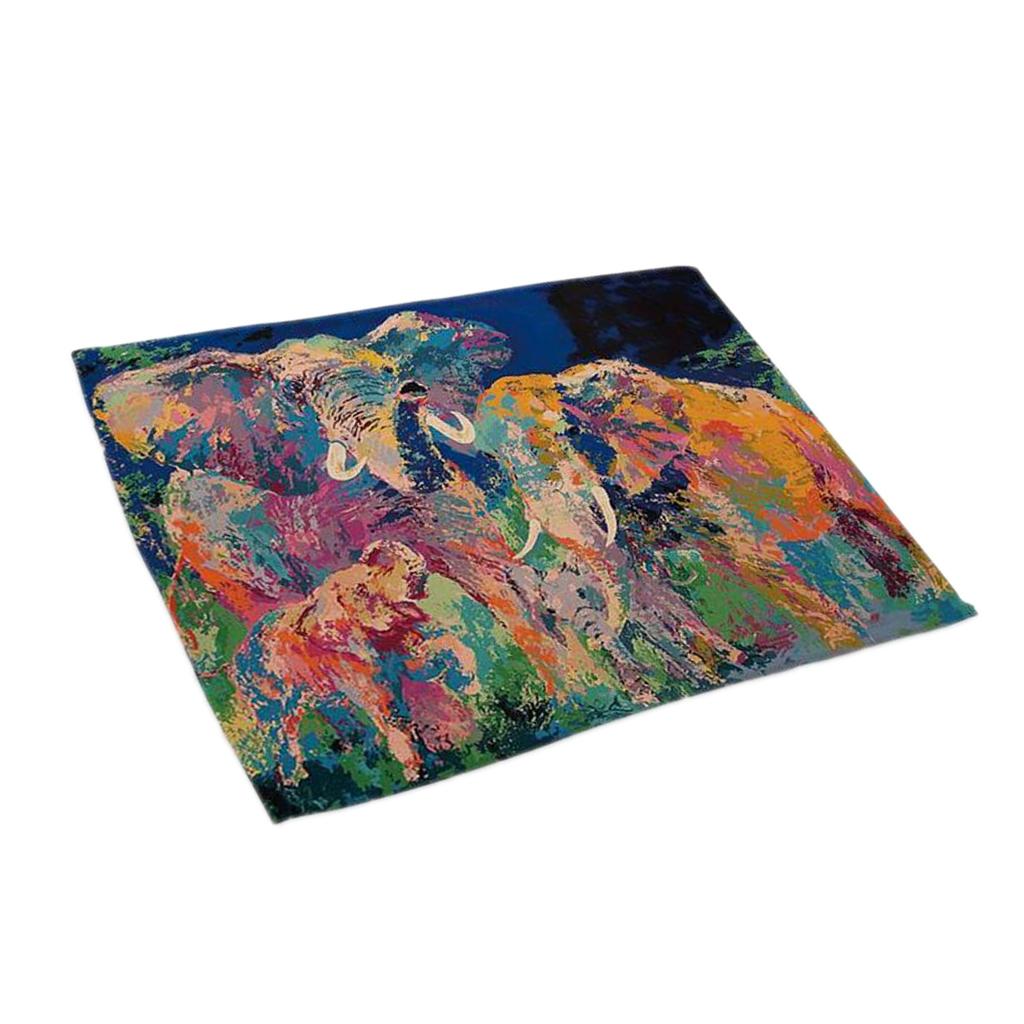 Heat-resistant Placemats Washable Elephant Theme Table Mats Placemats #1