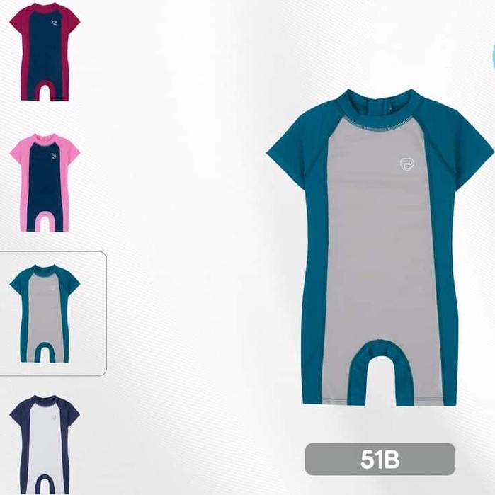 Bộ bơi liền ngắn tay Bu baby cho bé 6 tháng đến 4 tuổi