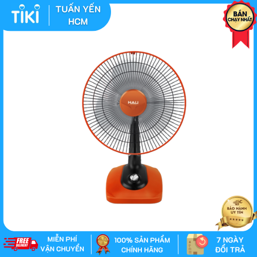 Quạt bàn Hali BA126 công suất 38W, cánh 30cm, 3 tốc độ gió - Hàng chính hãng