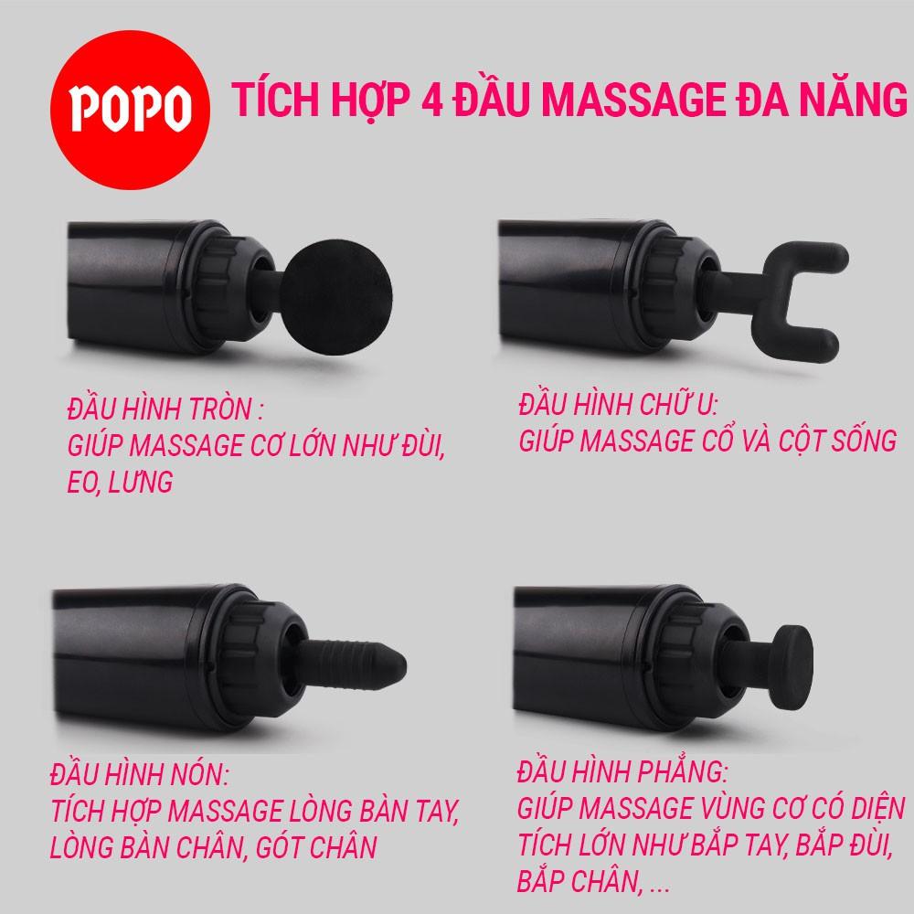 Máy Massage Cầm Tay Fascial Trị Liệu Toàn Thân Cải Thiện Sức Khỏe Người Dùng, 6 Mức Độ Điều Chỉnh Phù Hợp SPORTY FG003
