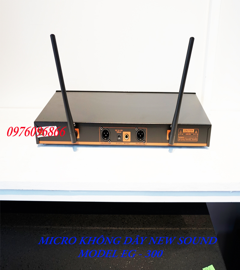 Micro không dây New Sound model EG300 hàng chính hãng nhập khẩu 2023 Chống Hú Cao Cấp Thế Hệ Mới Sóng Siêu Khỏe, Hát Cực Nhẹ, Tần Số Sóng Ổn Định