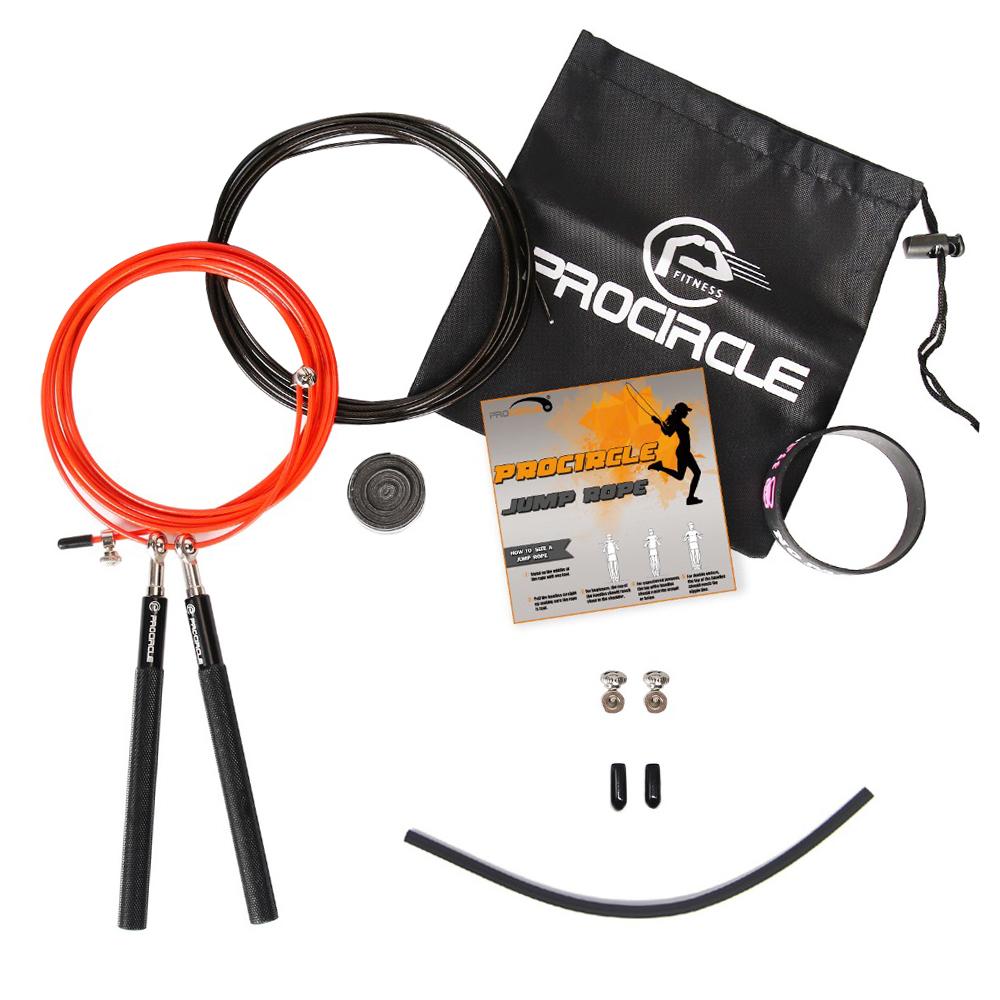 Procircle Tốc Độ Dây Nhảy Tốc Độ Cực Bóng Bay Dây Nhảy Dây Thép Nhảy Dây Cho Boxing MMA Gym Tập Thể Hình đào Tạo