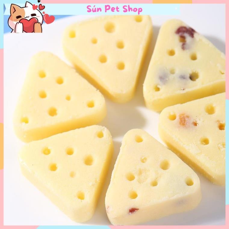 Phô mai siêu thơm ngon, béo ngậy, giàu dinh dưỡng cho chó mèo, chuột hamster