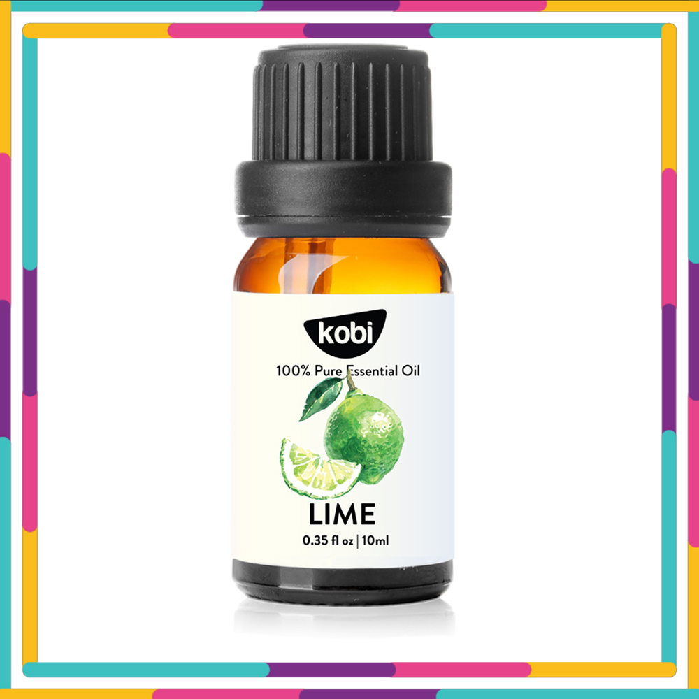 Tinh dầu Chanh Sần Kobi Lime essential oil giúp giảm căng thẳng, ngăn ngừa lão hóa, chống nhiễm trùng hiệu quả