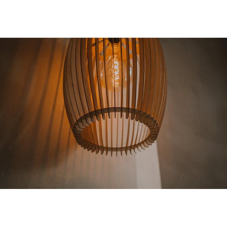 1 TẶNG 1 - đèn gỗ thả trần gia công SANG TRỌNG cao cấp