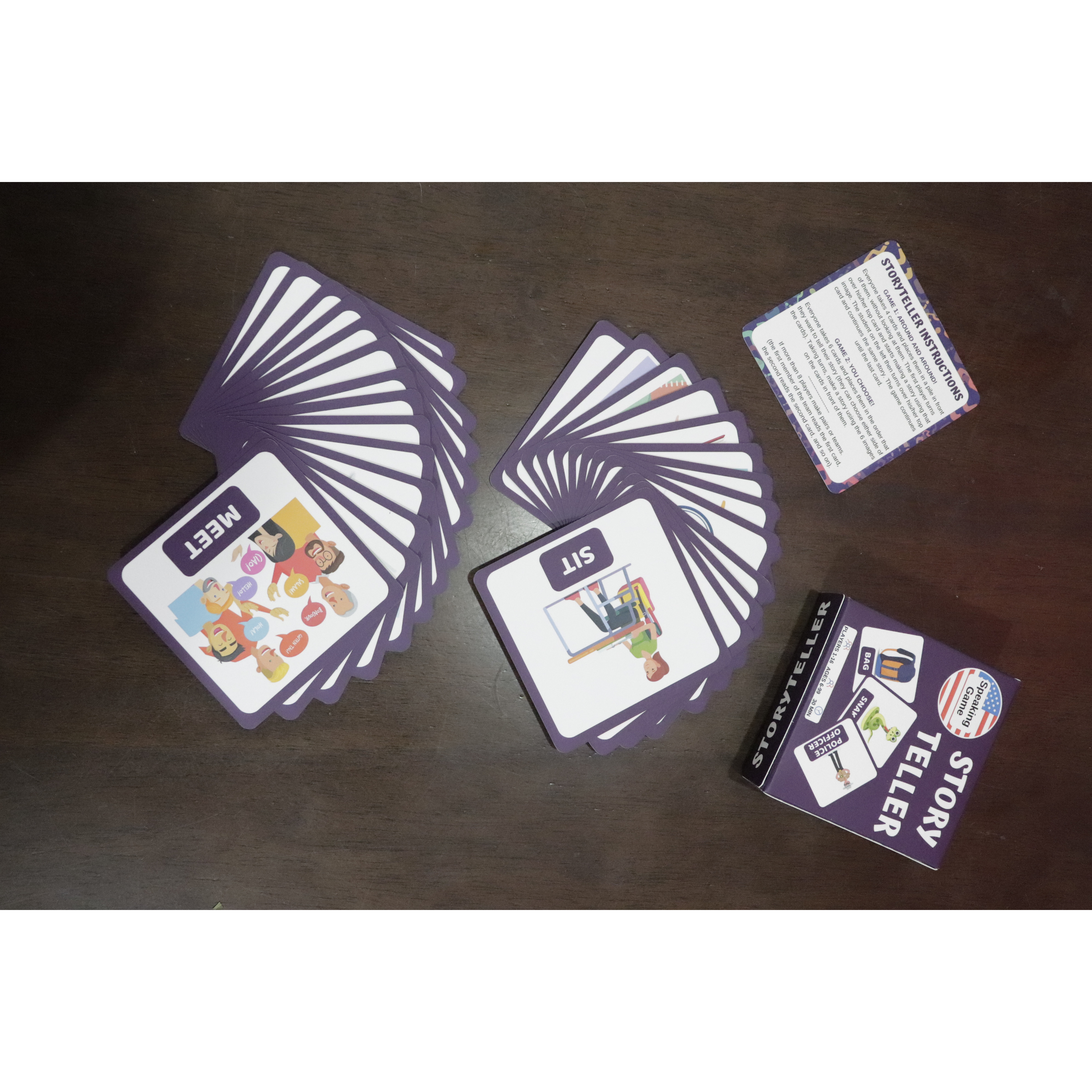 Storyteller - speaking board game for children, students - Game kể chuyện bằng thẻ tiếng Anh phù hợp nhiều cấp độ