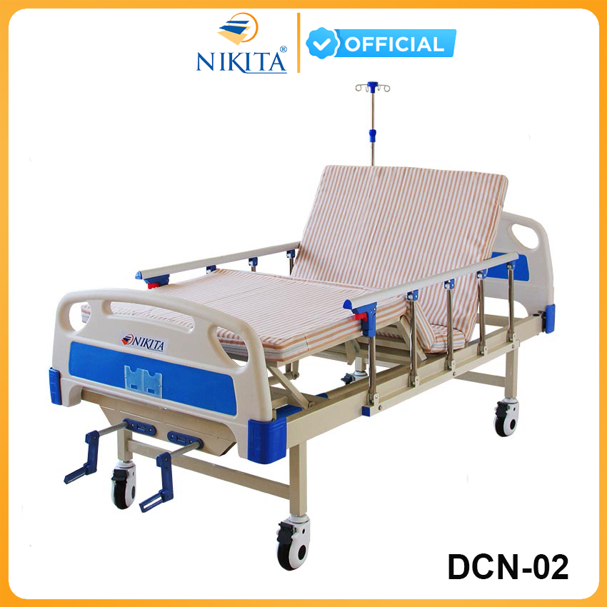 Giường bệnh y tế cao cấp đa chức năng - DCN02 - Chức năng nâng đầu - Nâng chân - Chính hãng NIKTA