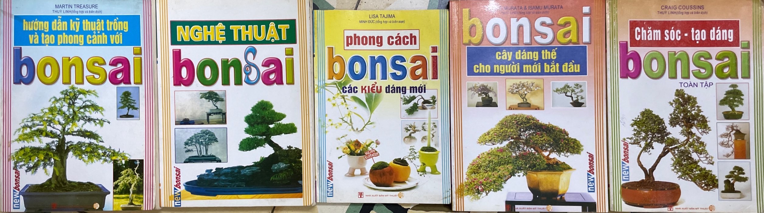 Bộ 5 cuốn Nghệ Thuật Bonsai