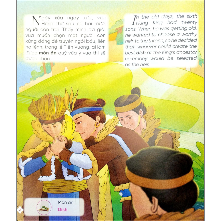 Xưa Ơi Là Xưa - Truyện Cổ Tích Việt Nam Chọn Lọc Song Ngữ Việt - Anh - Sọ Dừa - Bánh Chưng Bánh Giầy - Cậu Bé Tích Chu