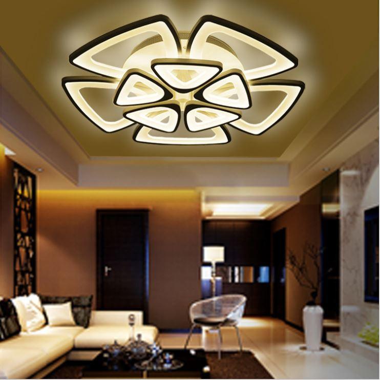 Đèn trần AREATI 3 chế độ ánh sáng trang trí nội thất độc đáo -  bóng LED chuyên dụng và điều khiển từ xa