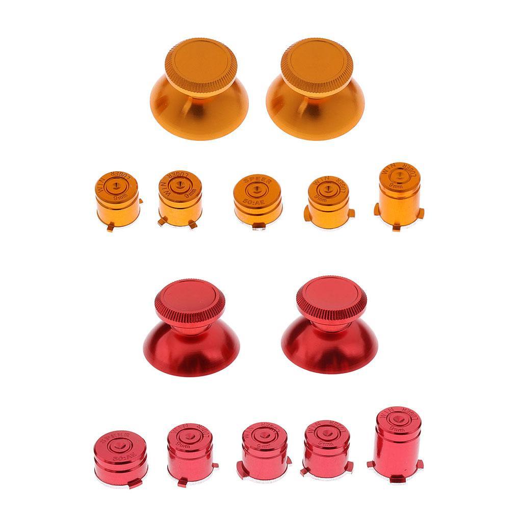 Joystick Replacement Buttons Thumb Caps & ABXY & Guide Mod Kit for Xbox One