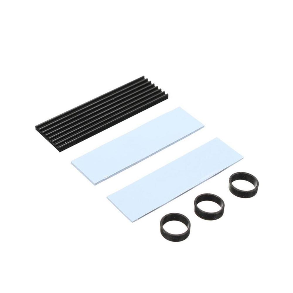 Heat Sink M.2 Solid State Drive Heat Sink M.2 2280 SSD Radiator M.2 SSD Cooling Vest Black