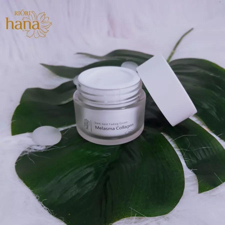 Kem Dưỡng Da Nám Riori Hana Melasma Collagen Cream 30g - Mờ Nám Thâm Sạm Ngăn Ngừa Lão Hóa