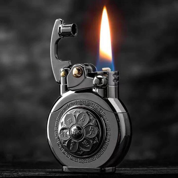 Bật Lửa Zorro Xăng Đá Z620 Có Nút Xoay Spinner Ở Giữa Kiểu Bật Lửa Độc Lạ