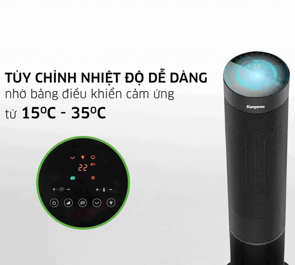 Máy sưởi Kangaroo KGFH08 - Hàng chính hãng