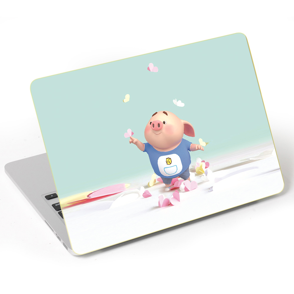 Mẫu Dán Trang Trí Mặt Ngoài + Lót Tay Laptop Hoạt Hình LTHH - 732