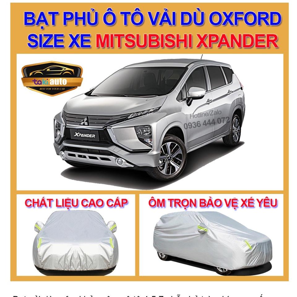 Bạt trùm xe ô tô Mitsubishi Xpander vải dù oxford cao cấp , áo bạt phủ trùm che kín che nắng