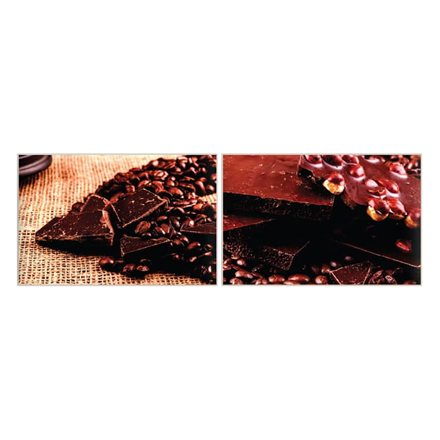 Bộ 2 Tranh Canvas Coffee And Chocolate W012