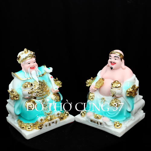 THẦN TÀI THỔ ĐỊA PHÚ QUÝ - MÀU XANH LÁ