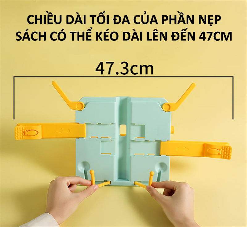 Giá đỡ đọc sách có thể gấp gọn và điều chỉnh độ xoay 180 độ giúp bé chống cận thị chống gù lưng CG00005