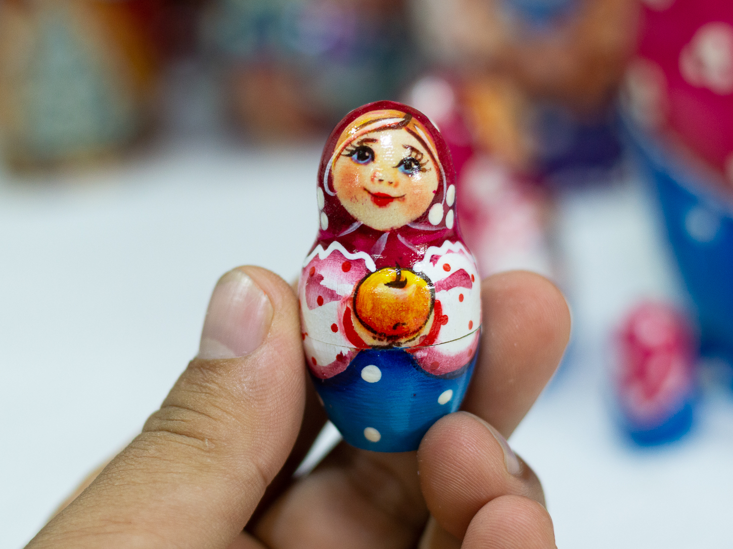 (SIÊU DỄ THƯƠNG) BỘ BÚP BÊ NGA MATRYOSHKA 5 LỚP 15CM &quot;MISA ÔM MÈO&quot; HÀNG LƯU NIỆM NGA CỰC ĐẸP VÀ DỄ THƯƠNG