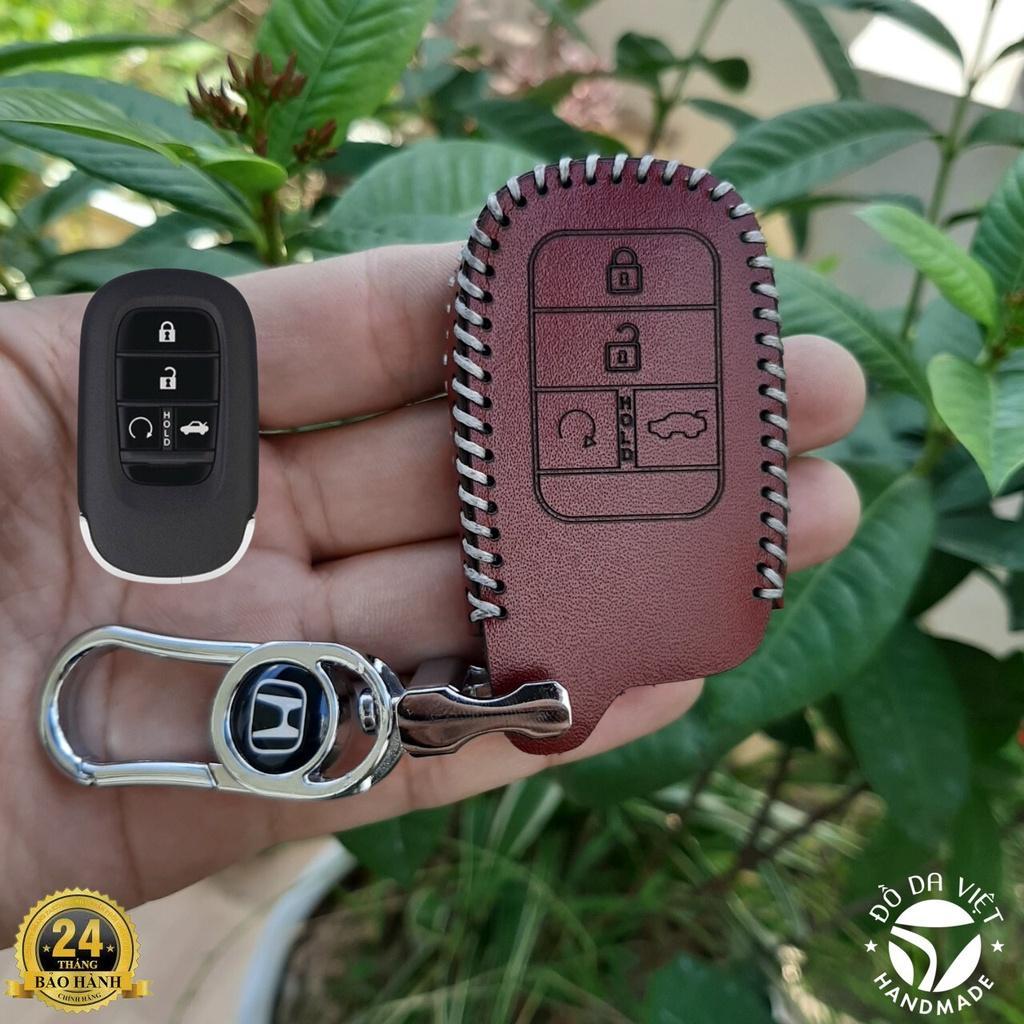 Bao Da Chìa Khóa Honda CIVIC 2022-2023, Da bò nhập khẩu, bảo hành 2 năm,