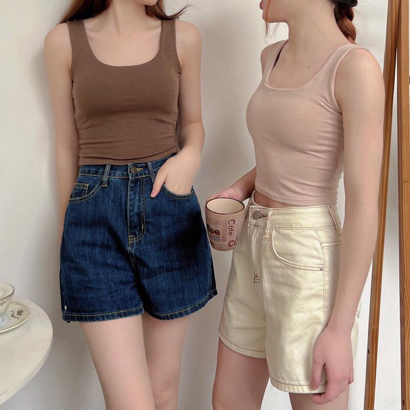 Áo len nữ croptop sát nách a238517 by germe