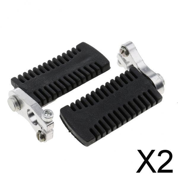 2x1 Pair Motorcycle Foot Rests Pedals Footpegs for 47cc 49cc Mini  Bike